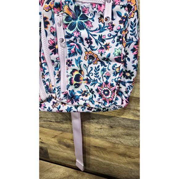 Vera Bradley Reactive Purple Floral Sling Backpack Pre Owned - Picture 3 of 13